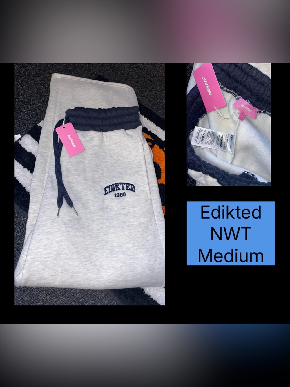 Edikted women’s NWT sweatpants size medium